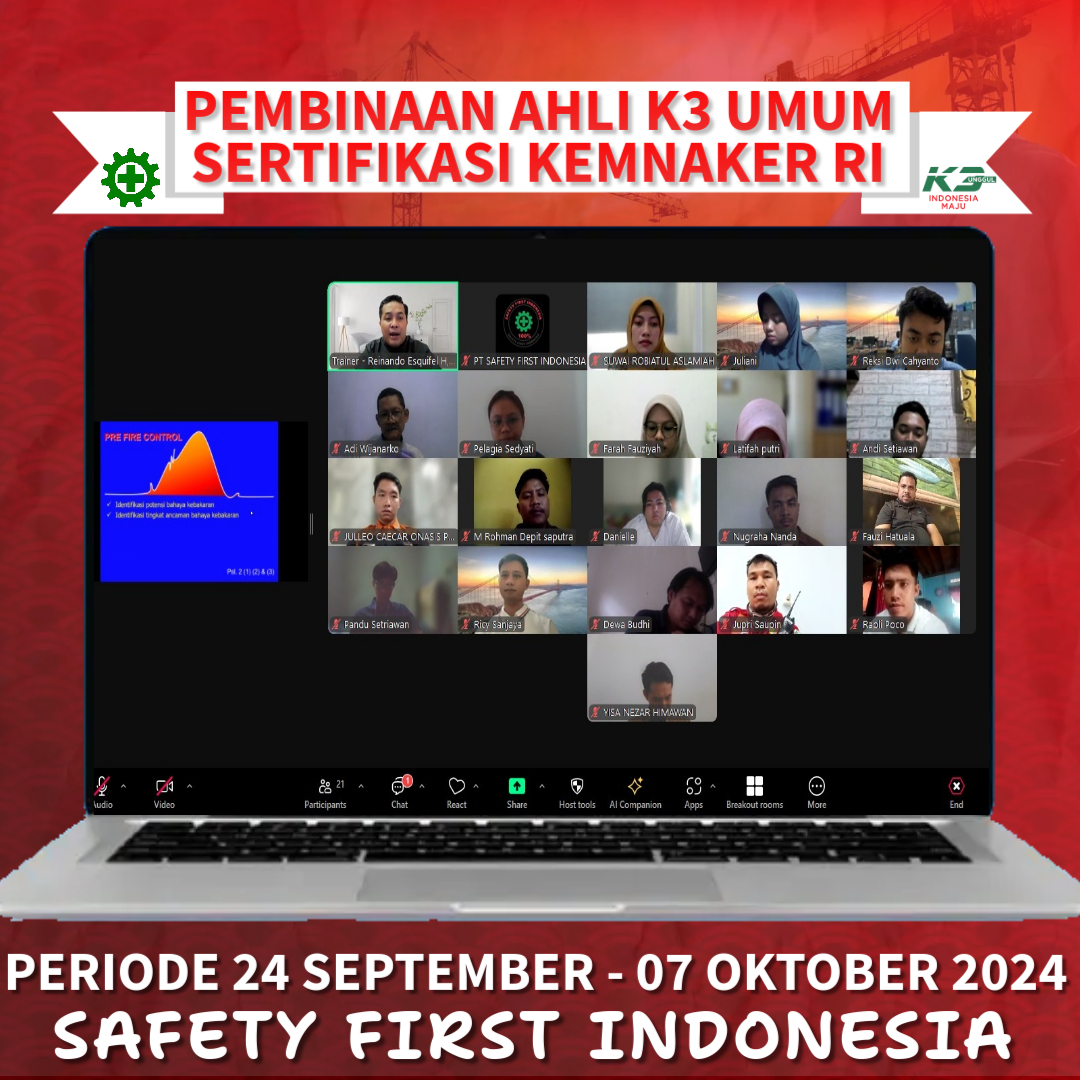 Ahli K3 Umum Online Training 