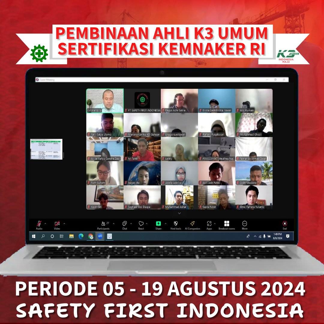 Ahli K3 Umum Online Training 