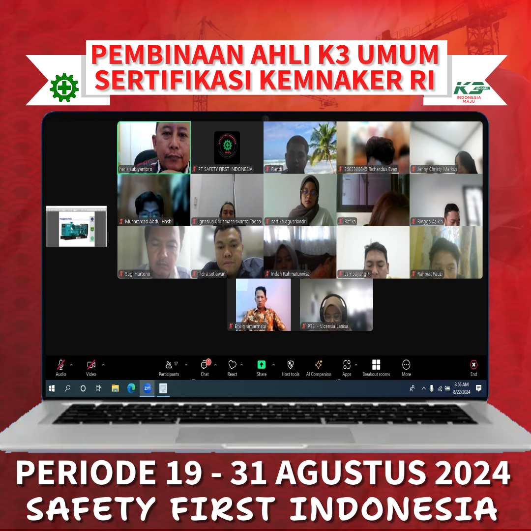 Ahli K3 Umum Online Training 