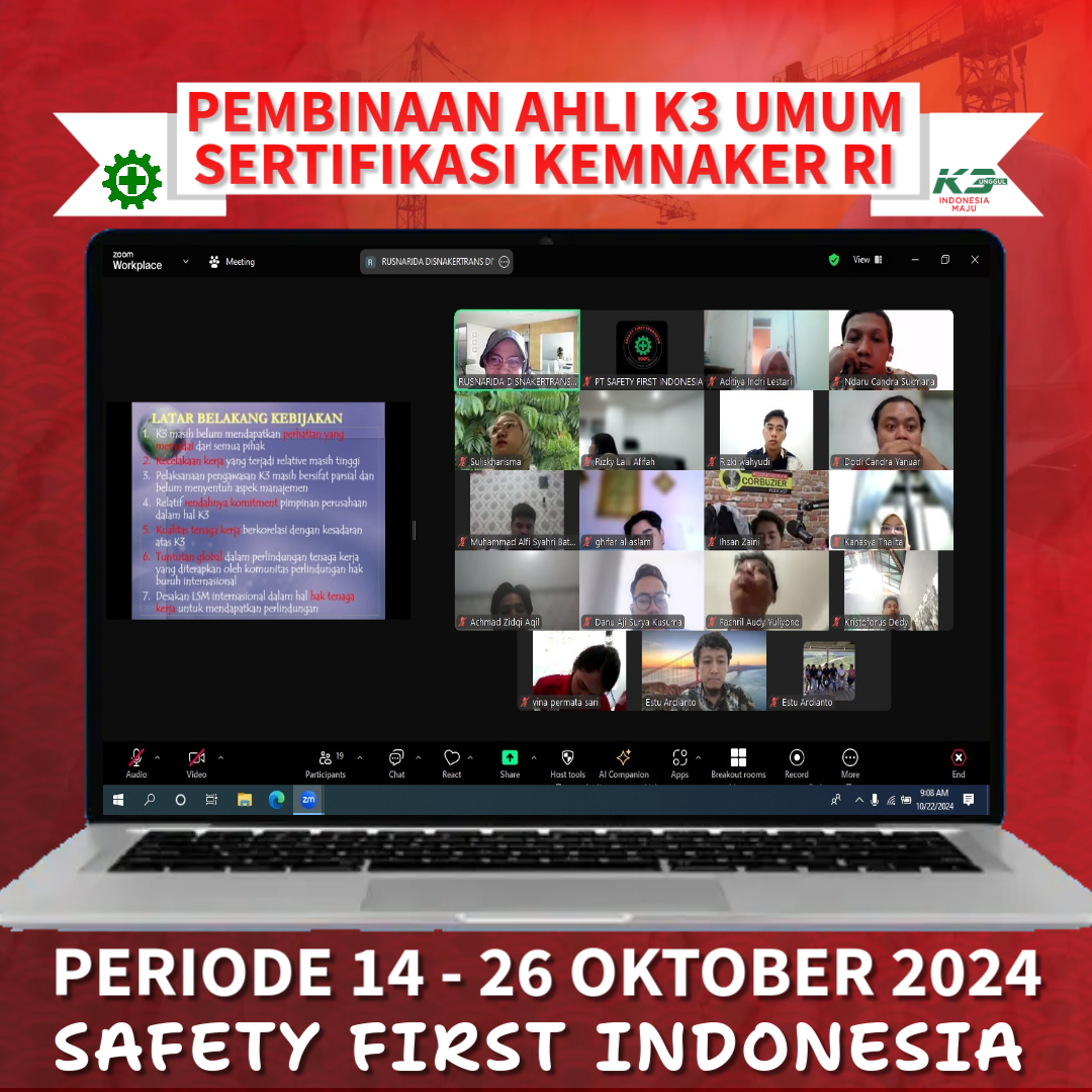 Ahli K3 Umum Online Training 